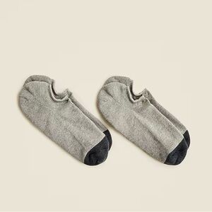J. Crew No-show Socks Two-pack Heather Gray